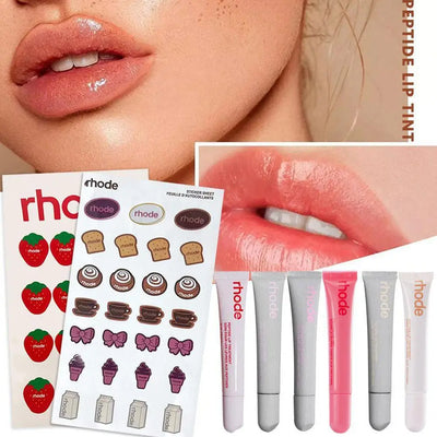 Tinted Lip Balm Lipstick Mirror Lasting Makeup Plump Moisturizing Lip Glaze Essence Gel Oil Cinnamon Roll Lip Gloss